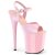 Pleaser FLAMINGO-809 Plateau Sandalettes Patent Light Pink EU-38 / US-8