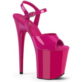 Pleaser FLAMINGO-809 Plateau Sandalettes Patent Pink EU-35 / US-5