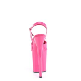 Pleaser FLAMINGO-809 Plateau Sandalettes Patent Pink EU-35 / US-5