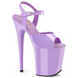 Pleaser FLAMINGO-809 Plateau Sandalettes Patent Purple EU-35 / US-5
