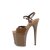 Pleaser FLAMINGO-809 Plateau Sandalettes Patent Mocha EU-35 / US-5
