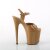 Pleaser FLAMINGO-809 Plateau Sandalettes Patent Toffee EU-35 / US-5