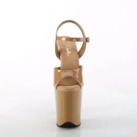Pleaser FLAMINGO-809 Plateau Sandalettes Patent Toffee...
