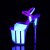 Pleaser FLAMINGO-810UVG Plateau Sandalettes Glitter Neon Light Pink EU-35 / US-5
