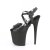 Pleaser FLAMINGO-824 Plateau Sandalettes Faux Leather Black EU-35 / US-5