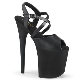 Pleaser FLAMINGO-824 Plateau Sandalettes Faux Leather...