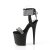 Pleaser FLAMINGO-870 Plateau Sandalettes Faux Leather Rhinestones Black Silver EU-35 / US-5