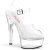 Pleaser GLEAM-608 Plateau Sandalettes Transparent EU-37 / US-7
