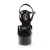 Pleaser GLEAM-609 Plateau Sandalettes Patent Black EU-35 / US-5