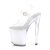 Pleaser ILLUMINATOR-808 Plateau Ankle Boots Transparent Colorful EU-37 / US-7