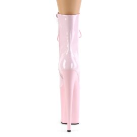 Pleaser INFINITY-1020 Plateau Ankle Boots Patent Light Pink EU-39 / US-9