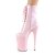 Pleaser INFINITY-1020 Plateau Ankle Boots Patent Light Pink EU-39 / US-9