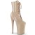 Pleaser INFINITY-1020 Plateau Ankle Boots Patent Nude EU-37 / US-7