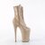 Pleaser INFINITY-1020 Plateau Ankle Boots Patent Nude EU-37 / US-7
