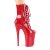 Pleaser INFINITY-1020 Plateau Ankle Boots Patent Red EU-36 / US-6