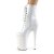 Pleaser INFINITY-1020 Plateau Ankle Boots Patent White EU-36 / US-6