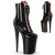 Pleaser INFINITY-1020FH Plateau Ankle Boots Patent Black EU-39 / US-9