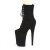 Pleaser INFINITY-1020FS Plateau Ankle Boots Faux Suede Black EU-38 / US-8