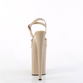 Pleaser INFINITY-909 Plateau Sandalettes Patent Nude EU-35 / US-5