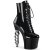 Pleaser IRONGRIP-1020 Plateau Ankle Boots Patent Black EU-35 / US-5