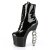 Pleaser IRONGRIP-1020 Plateau Ankle Boots Patent Black EU-35 / US-5