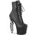 Pleaser IRONGRIP-1020 Plateau Ankle Boots Faux Leather Black EU-35 / US-5