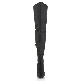 Pleaser LEGEND-8899 Overknee Boots Leather Black EU-37 /...