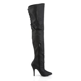 Pleaser LEGEND-8899 Overknee Boots Leather Black EU-38 / US-8