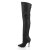 Pleaser LEGEND-8899 Overknee Boots Leather Black EU-38 / US-8