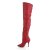 Pleaser LEGEND-8899 Overknee Boots Leather Red EU-38 / US-8