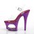Pleaser MOON-708LG Plateau Sandalettes Transparent Purple EU-35 / US-5
