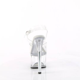 Pleaser PASSION-708 Plateau Sandalettes Transparent EU-35 / US-5