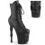 Pleaser RAPTURE-1020 Plateau Ankle Boots Faux Leather Black EU-37 / US-7
