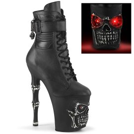 Pleaser RAPTURE-1020STR-LT Plateau Ankle Boots Faux...