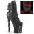 Pleaser RAPTURE-1020STR-LT Plateau Ankle Boots Faux Leather Black EU-37 / US-7