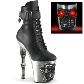 Pleaser RAPTURE-1020STR-LT Plateau Ankle Boots Faux...