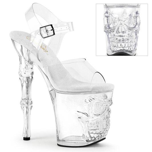 Pleaser RAPTURE-808 Plateau Sandalettes Transparent EU-35 / US-5