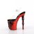 Pleaser RAPTURE-808-LT Plateau Sandalettes Transparent Red EU-35 / US-5