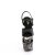 Pleaser RAPTURE-809-LT Plateau Sandalettes Faux Leather Black Silver EU-38 / US-8