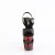 Pleaser RAPTURE-809-LT Plateau Sandalettes Faux Leather Black Red EU-37 / US-7