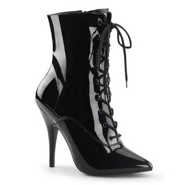 Pleaser SEDUCE-1020 Ankle boots Patent Black EU-42 / US-12