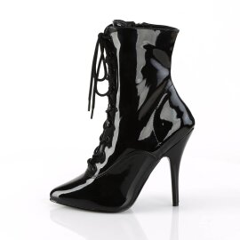 Pleaser SEDUCE-1020 Ankle boots Patent Black EU-36 / US-6