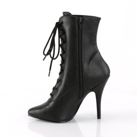 Pleaser SEDUCE-1020 Ankle boots Faux Leather Black EU-43 / US-13