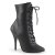 Pleaser SEDUCE-1020 Ankle boots Faux Leather Black EU-43 / US-13