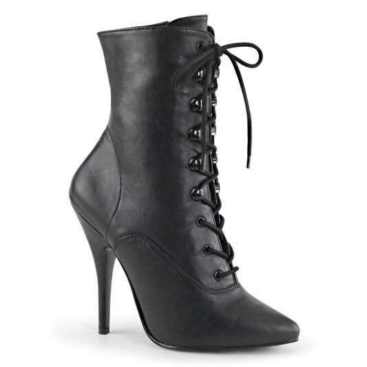 Pleaser SEDUCE-1020 Ankle boots Faux Leather Black EU-38 / US-8
