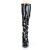 Pleaser SEDUCE-2000 Knee-High Boots Patent Black EU-43 / US-13