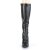 Pleaser SEDUCE-2000 Knee-High Boots Faux Leather Black EU-38 / US-8