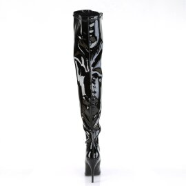 Pleaser SEDUCE-3000 Overknee Boots Patent Black EU-38 / US-8