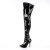 Pleaser SEDUCE-3000 Overknee Boots Patent Black EU-38 / US-8