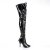 Pleaser SEDUCE-3000 Overknee Boots Patent Black EU-38 / US-8
